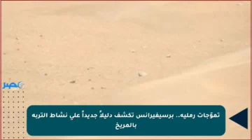 تموّجات رملية.. برسيفيرانس تكشف دليلاً جديداً على نشاط التربة بالمريخ